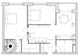 Redevelopment of 2 rooms apartment photo