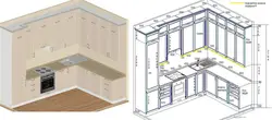Дизайн Встроенных Кухни С Размерами