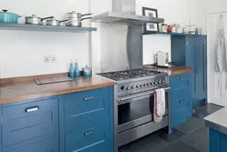 Tabletop For Blue Kitchen Photo