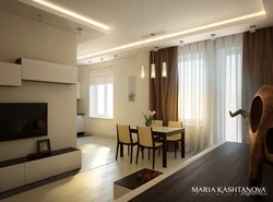 2 otaqlı qonaq otağı dizaynı