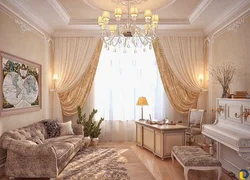 Дизайн классической гостиной спальни
