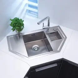 Kitchen sinks photo corner for a small kitchen