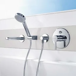 Built-In Bath Mixer In The Interior