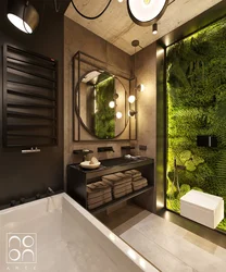 Bathroom Design With Greenery