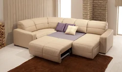 Photo Of A Sofa In The Living Room With A Sleeping Place