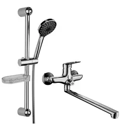 Миксер ванна бо spout ва душ акс