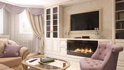 Living room with patina in the interior