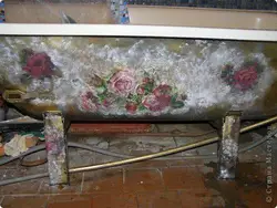 Paint a cast iron bathtub photo