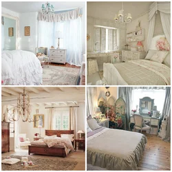 Shabby chic bedroom interior style