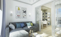 Apartment interior with one window