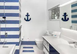 Nautical bath interior