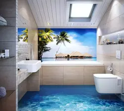 Nautical bath interior