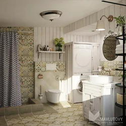 Bath in a country house in Provence style photo