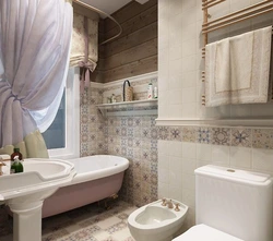 Bath in a country house in Provence style photo