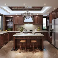 Kitchen design from the middle
