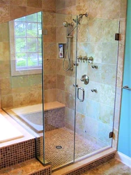 Photo Of Shower In Apartment Bathroom
