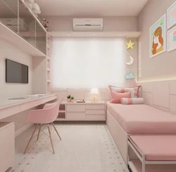 Children's bedroom design 13 sq.m.