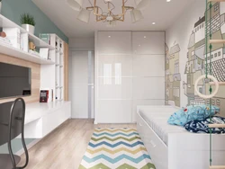 Children's bedroom design 13 sq.m.
