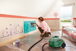 How to beautifully paint walls with water-based paint in the kitchen photo