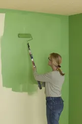 Mətbəx fotoşəkilində su əsaslı boya ilə divarları necə gözəl rəngləmək olar