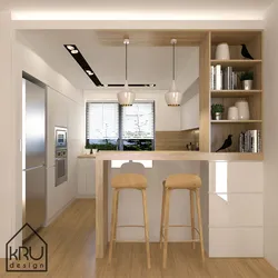 Kitchen design divided into two