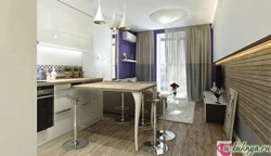 Kitchen Design Divided Into Two