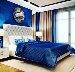 Blue bedroom design