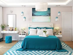 Blue bedroom design