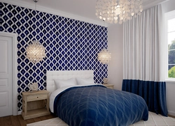 Blue bedroom design