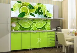 Photo printing kitchen interior