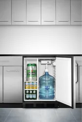 Kitchen interior bottles