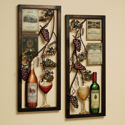 Kitchen interior bottles