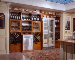 Кухня интерьер бутылки