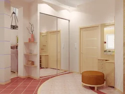 Bathroom hallway interior
