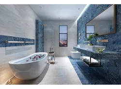 Granite bathroom interior