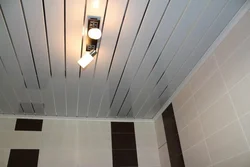 Inexpensive Ceiling In The Bathroom Photo