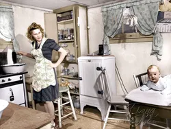 Kitchen 60s interior