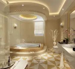 Beautiful kitchen bathroom photo