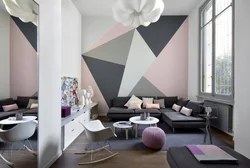 Geometry in the living room design