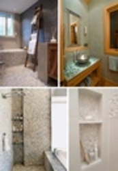 Pebbles In The Bathroom Interior
