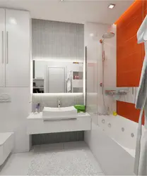 One-room bathroom design