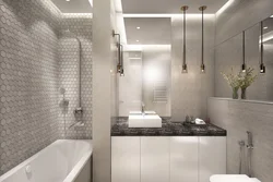 Square bathroom tile design