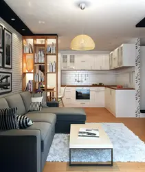 Studio living room design 20 sq m photo