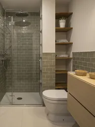 Photos of bathrooms with a shower niche