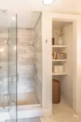 Photos of bathrooms with a shower niche