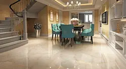 Полы из керамогранита на кухне и прихожей фото