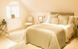 Bedroom interior bed