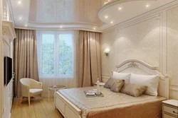 Suspended ceiling in the bedroom design photo 12