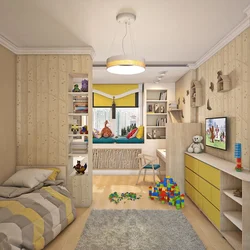 Design of children's bedrooms 15 sq.m.