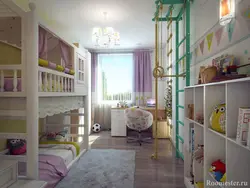 Design Of Children'S Bedrooms 15 Sq.M.